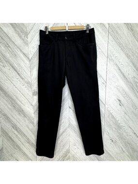 Lululemon ABC Classic Fit 5 Pocket Pant Black Warpstreme Mens Size 30x30